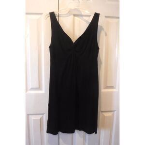 Loft Woman's Dress Black Sleeveless Size Med